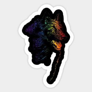 Rainbow Groenendael Sticker